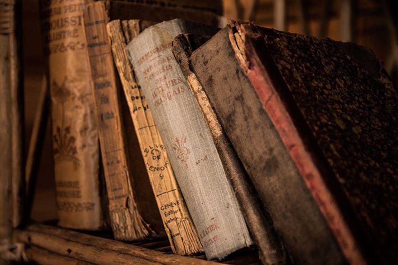 Ancient volumes and historical documents preserved in the Library and Archive